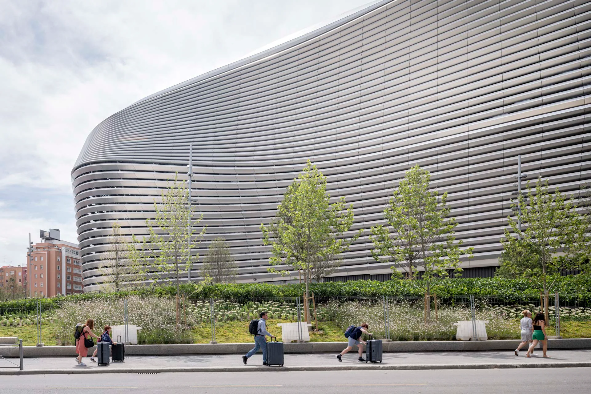 Der Umbau des Estadio Santiago Bernabéu in Madrid wird in New York präsentiert.