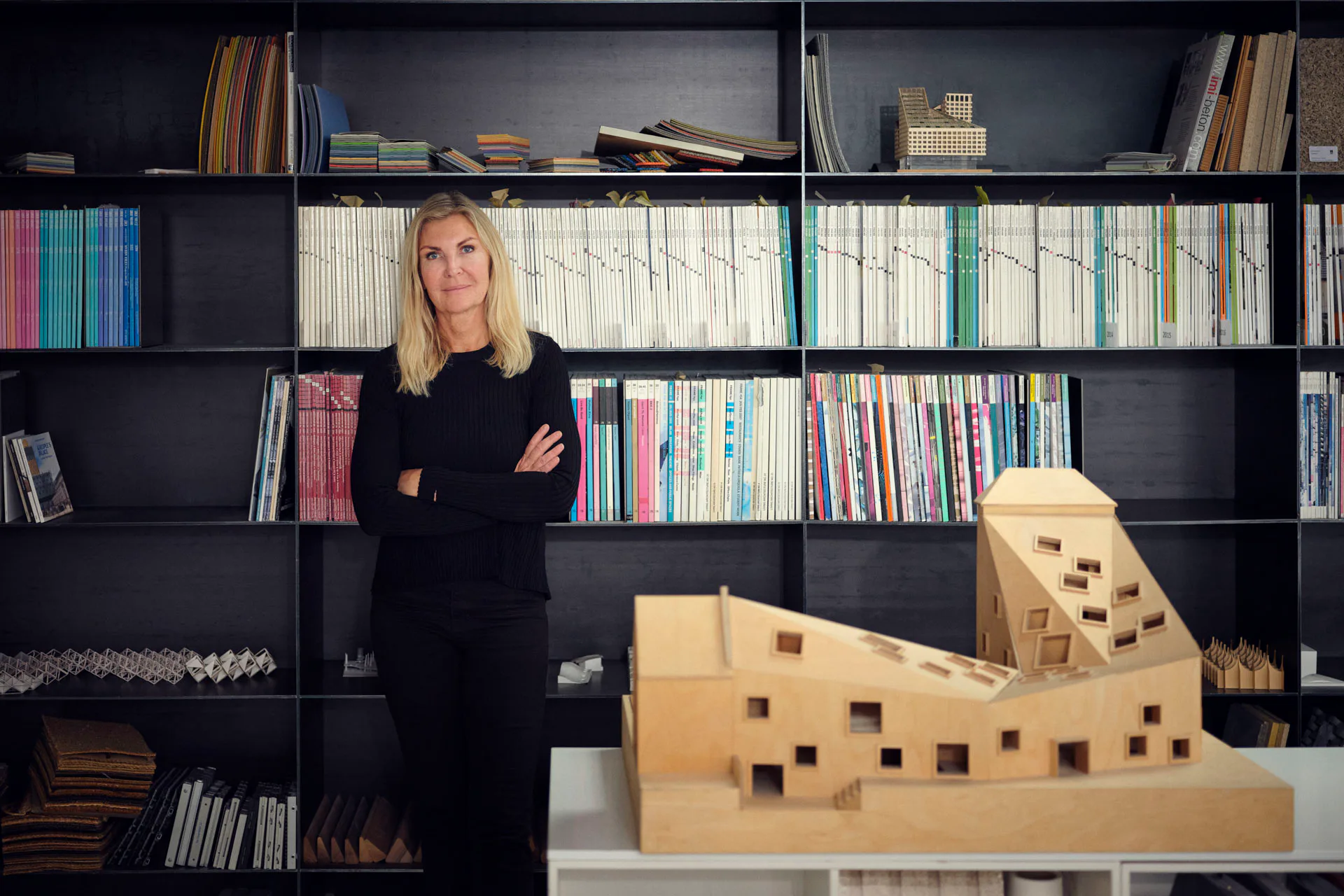 Dorte Mandrup in ihrem Büro