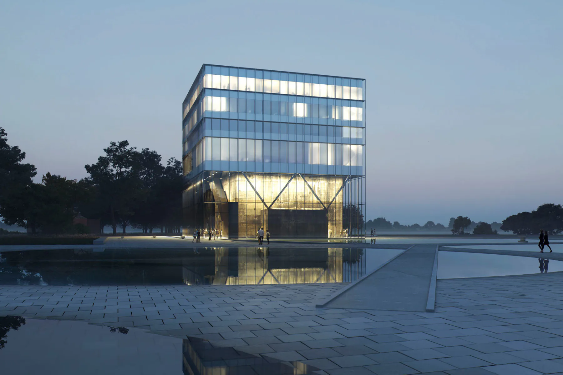Das Trilaterale Weltnaturerbe-Wattenmeer-Partnerschaftszentrum (TWWP) entsteht in Wilhelmshaven.