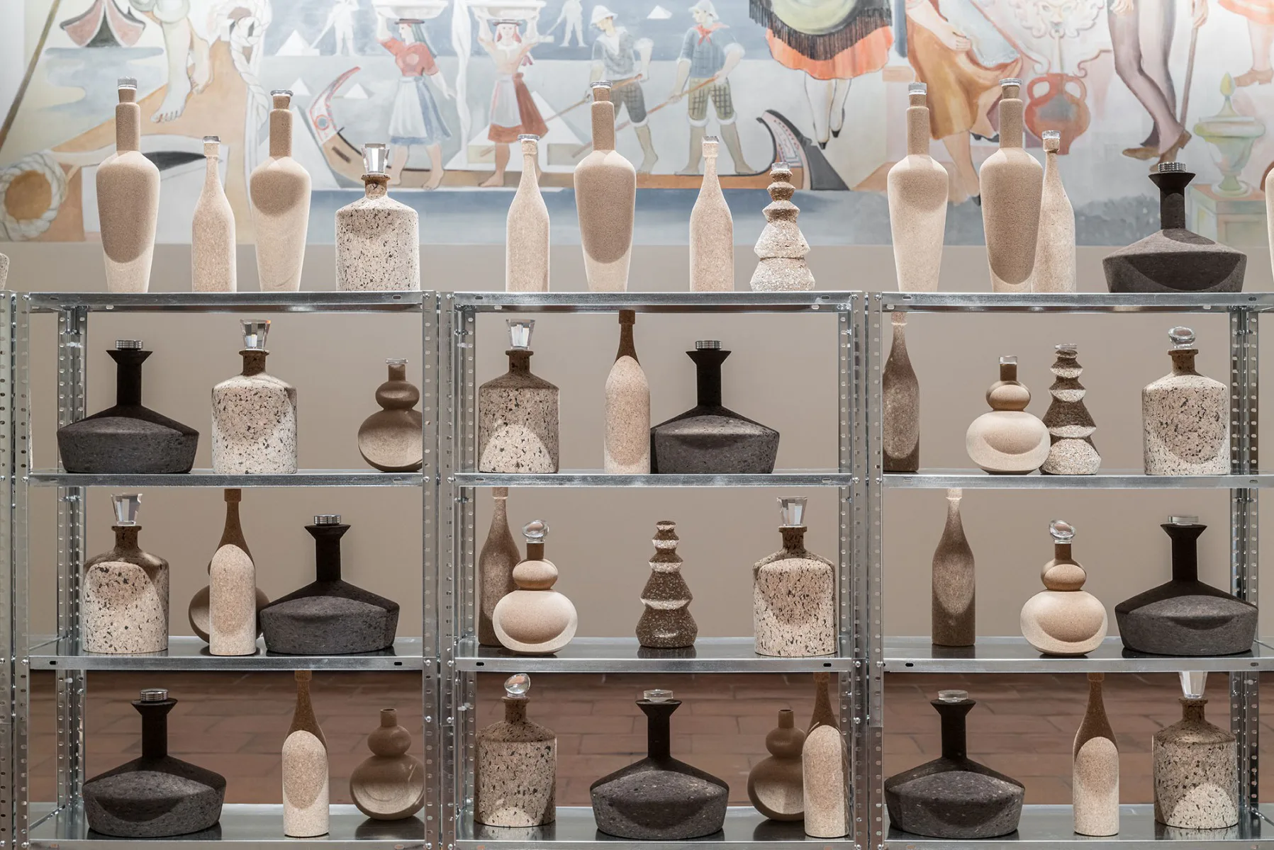 Installation Cork Bottles von Sagmeister & Walsh