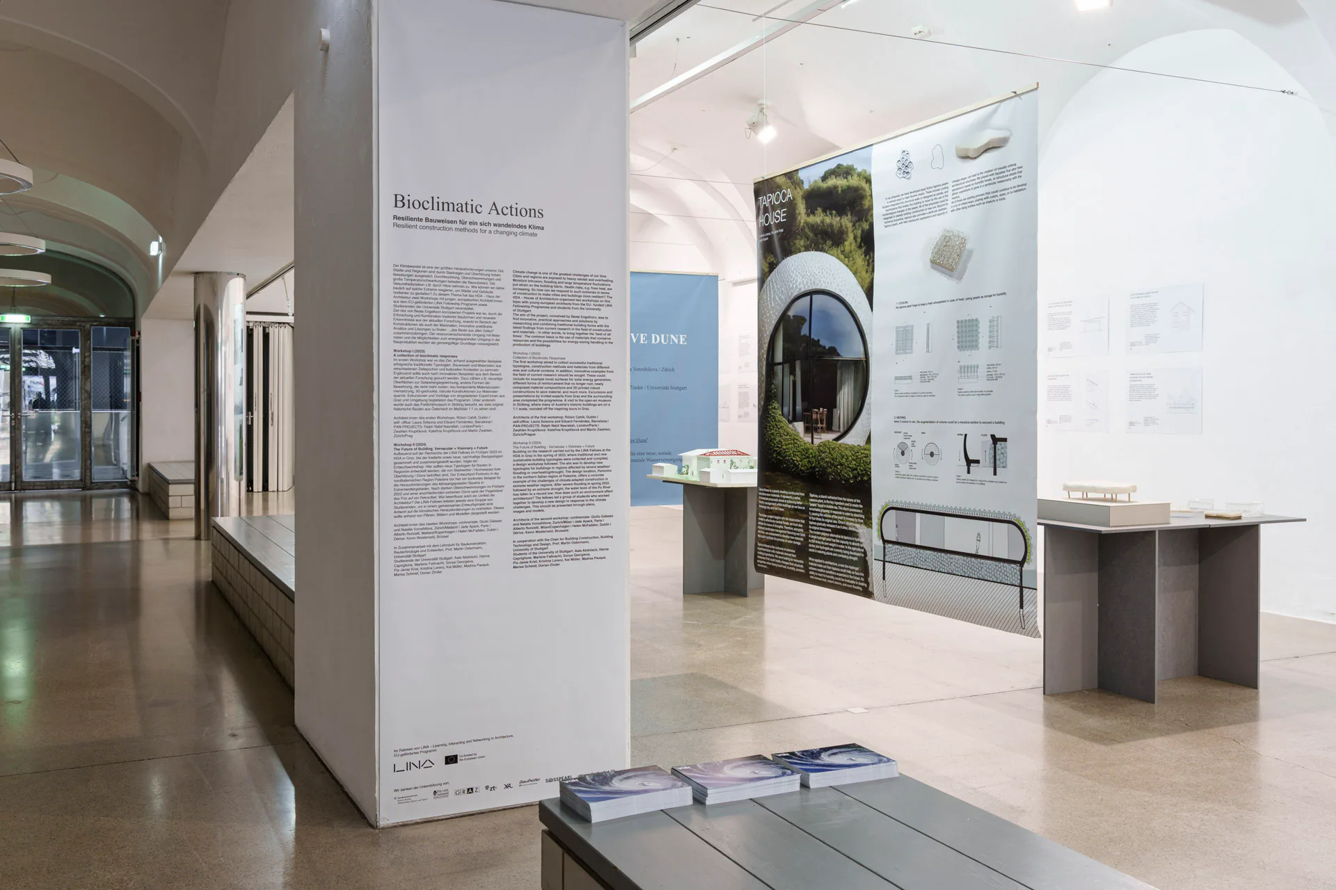 Ausstellung Bioclimatic Actions im Haus der Architektur in Graz