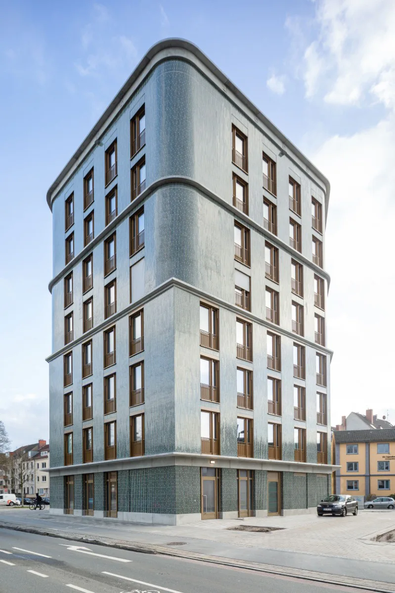 Grünes Haus am Hohentorsplatz, Bremen (DE), Architektur: Hild und K, Bauherr: GEWOBA Aktiengesellschaft Wohnen und Bauen