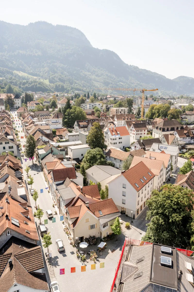 Revitalisierung der Altstadt, Hohenems (AT), Architektur: bernardo bader architekten und weitere Planungsbüros, Bauherr: Schadenbauer Projekt- und Quartierentwicklungs GmbH