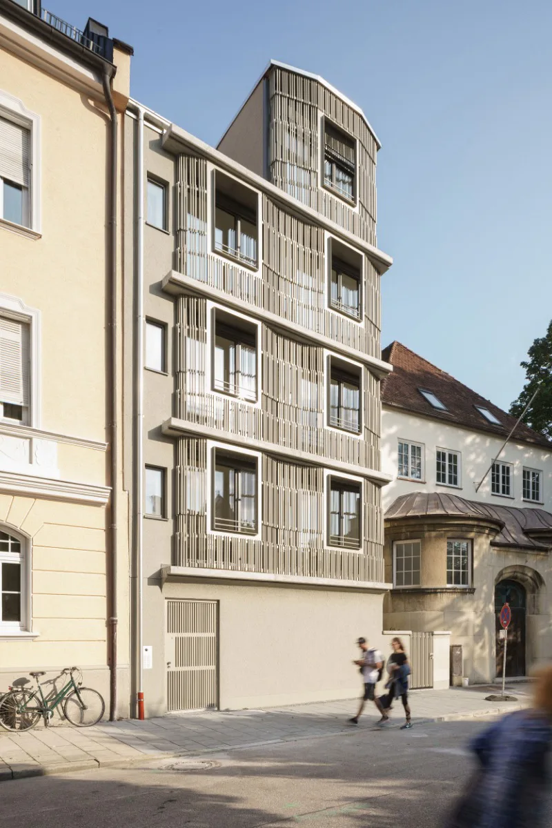 Wohnheim für Studierende Werneckstraße, München (DE), Architektur: 03 Arch. I omarc architekten, Bauherr: Verein Münchner Schwaben