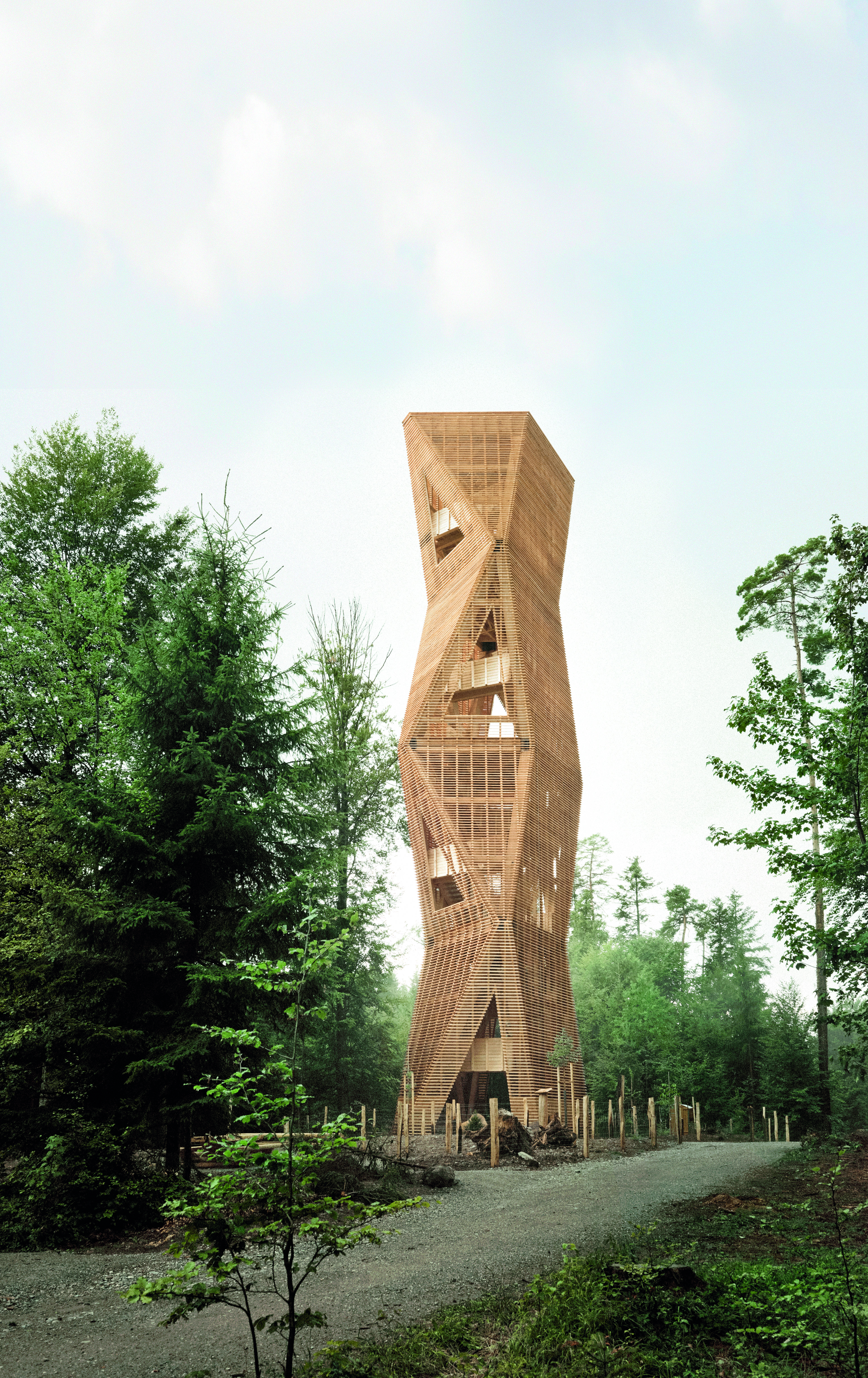 Aussichtsturm im Hardwald