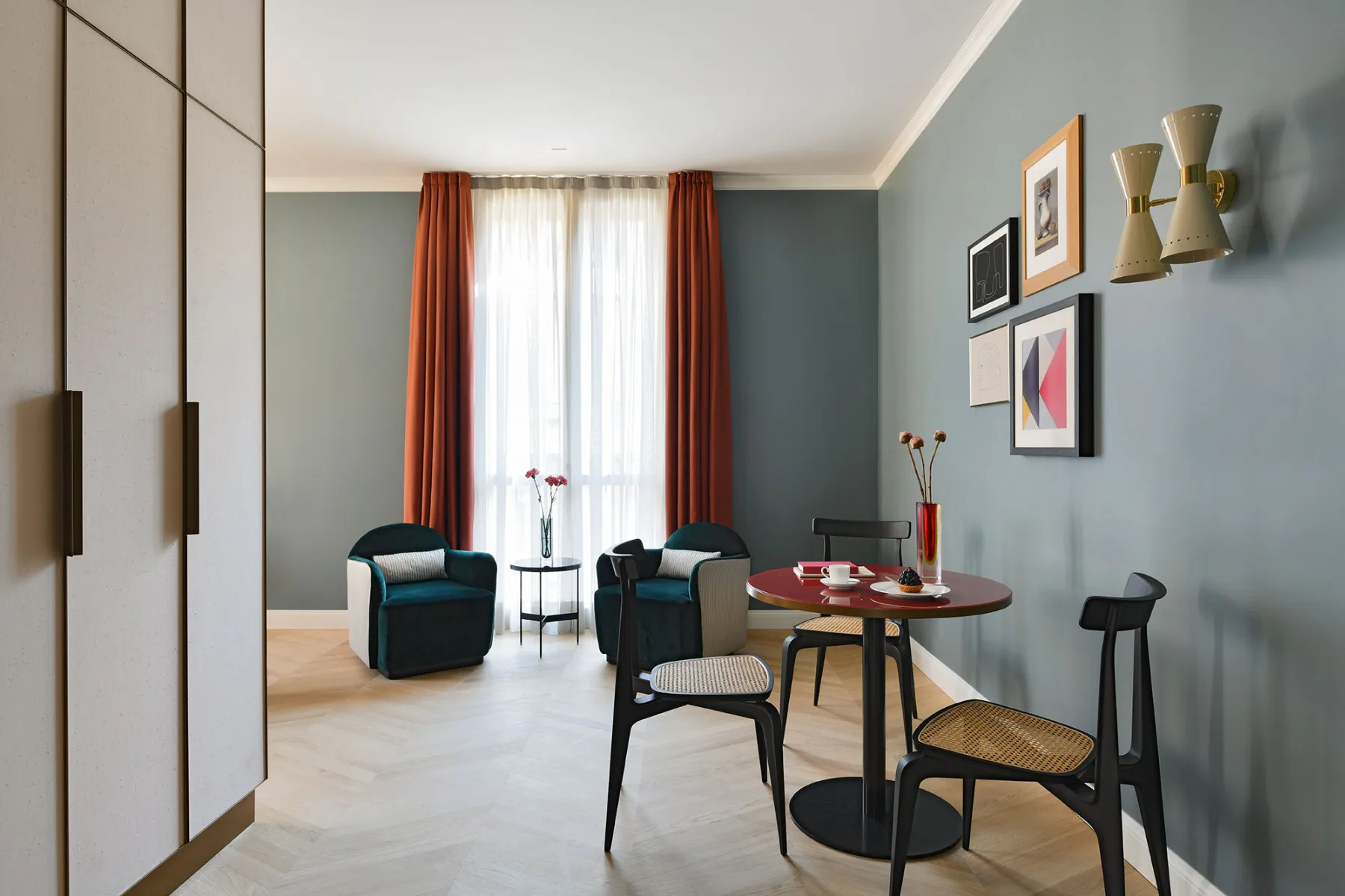 Das Interieur der Casa Brivio zitiert die moderne Architekturgeschichte Mailands.