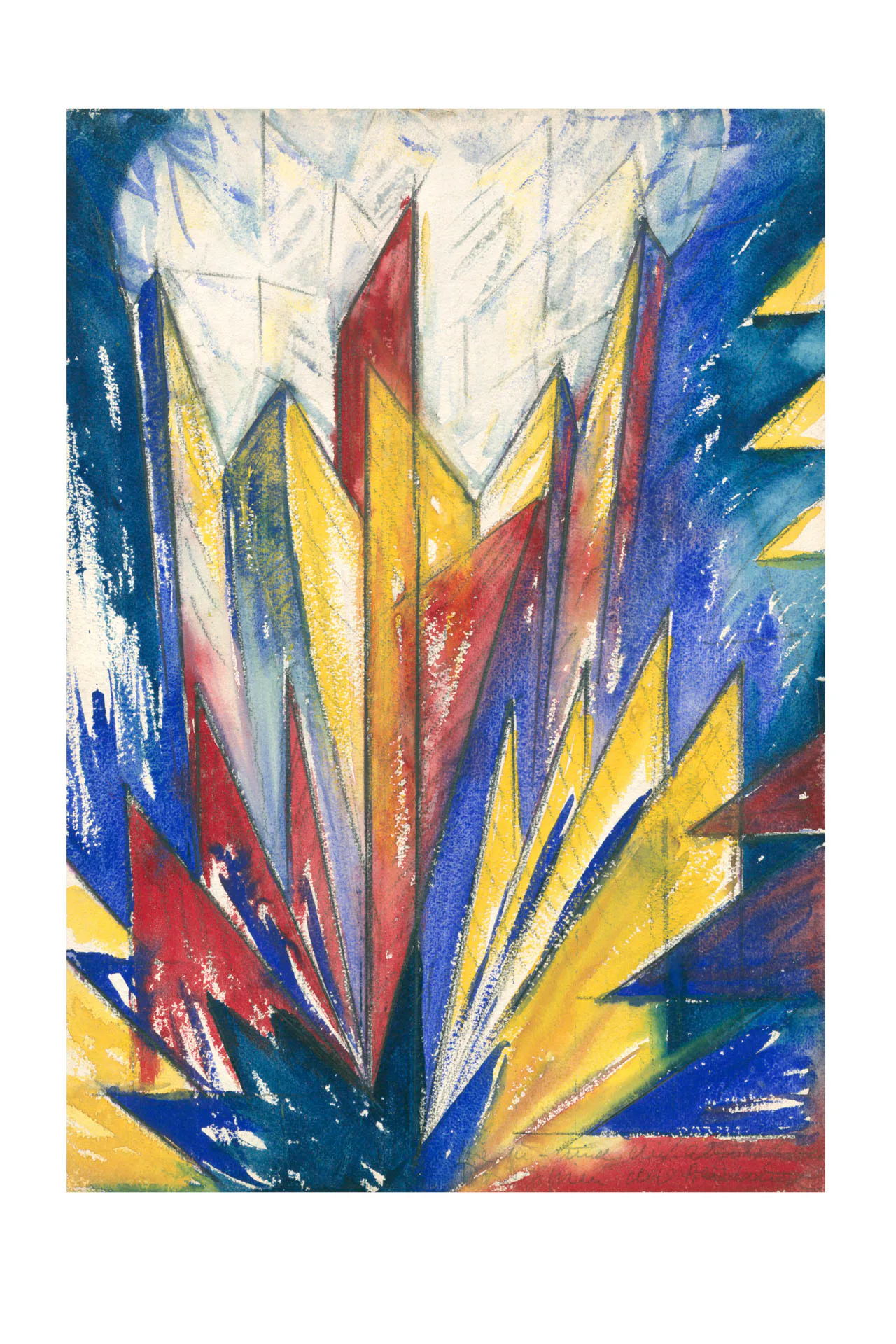 Hans Scharoun, Die zu- und die abgekehrten Prinzipien der Baukunst (1919–1921), Akademie der Künste, Berlin, Hans-Scharoun-Archiv