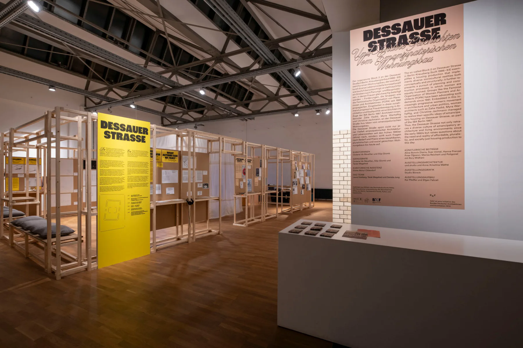Ausstellung Dessauer Straße und andere Geschichten vom emanzipatorischen Wohnungsbau, Deutsches Architektur Zentrum DAZ, Berlin 2024