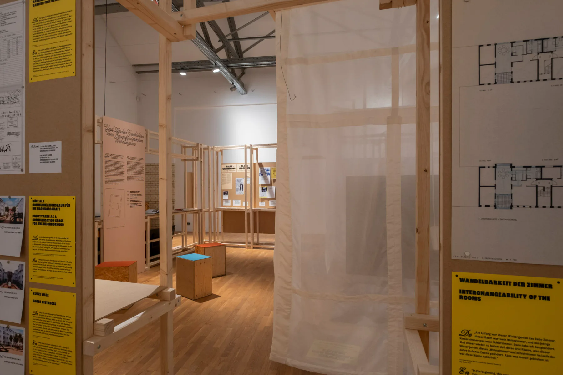 Ausstellung Dessauer Straße und andere Geschichten vom emanzipatorischen Wohnungsbau, Deutsches Architektur Zentrum DAZ, Berlin 2024