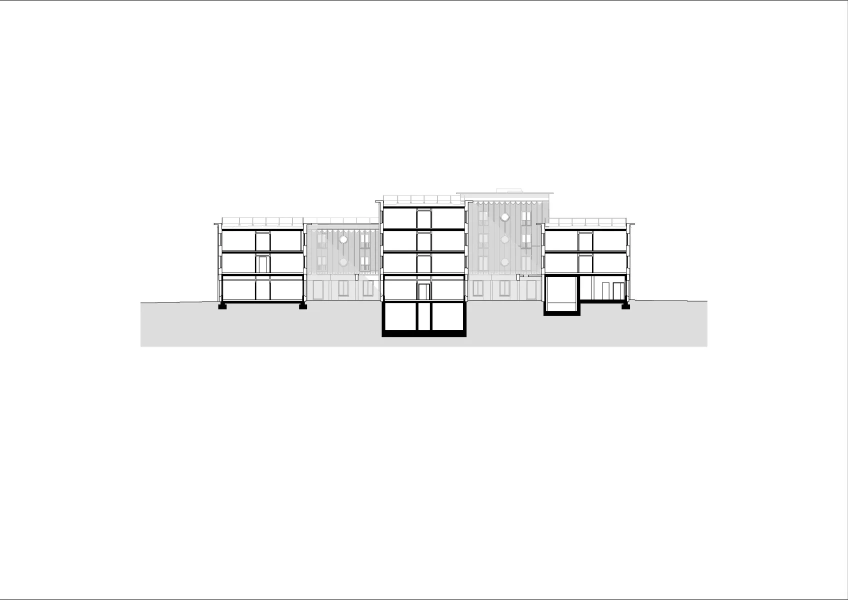 Querschnitt A, Grafik