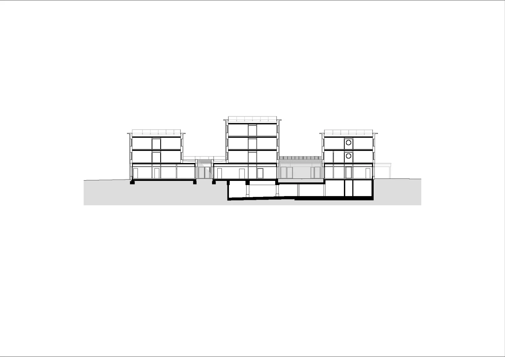 Querschnitt B, Grafik