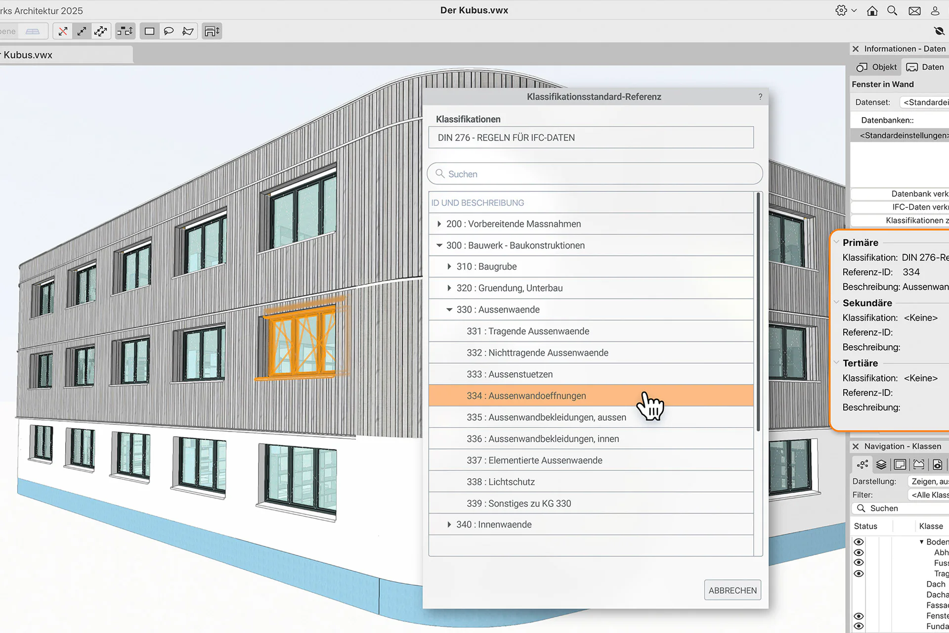 Automatische BIM-Klassifikation