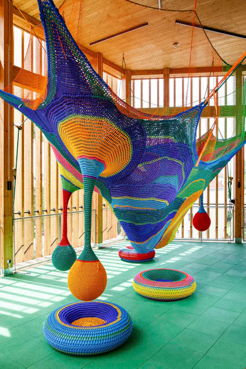 Kletterinstallation Toshis Gabe