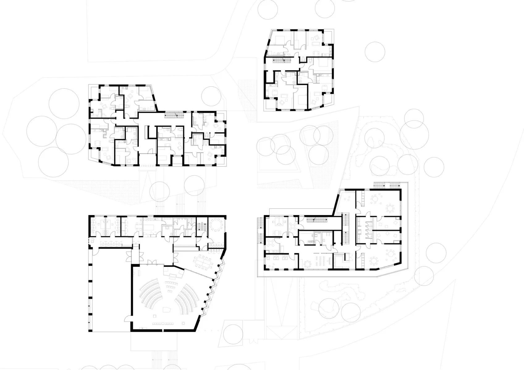 Grundriss 1. OG, Grafik