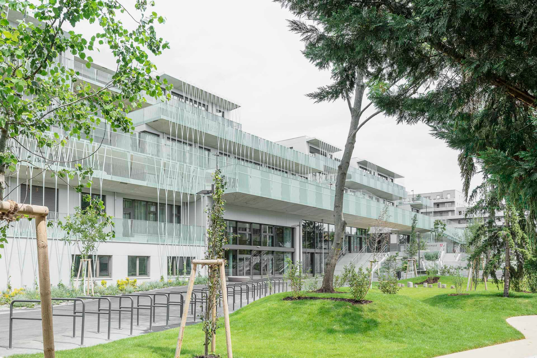Abgetreppte Terrassenlandschaft