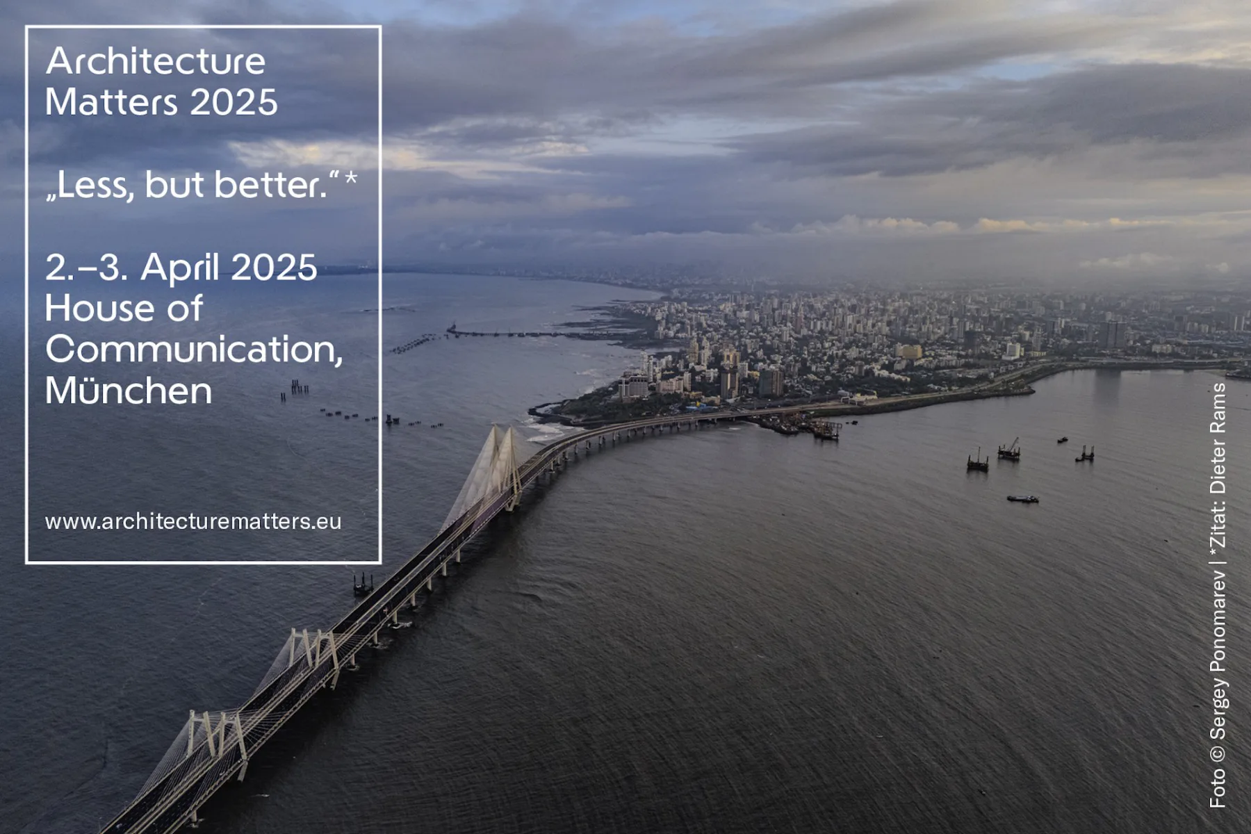 Architecture Matters 2025 - Less, but better.