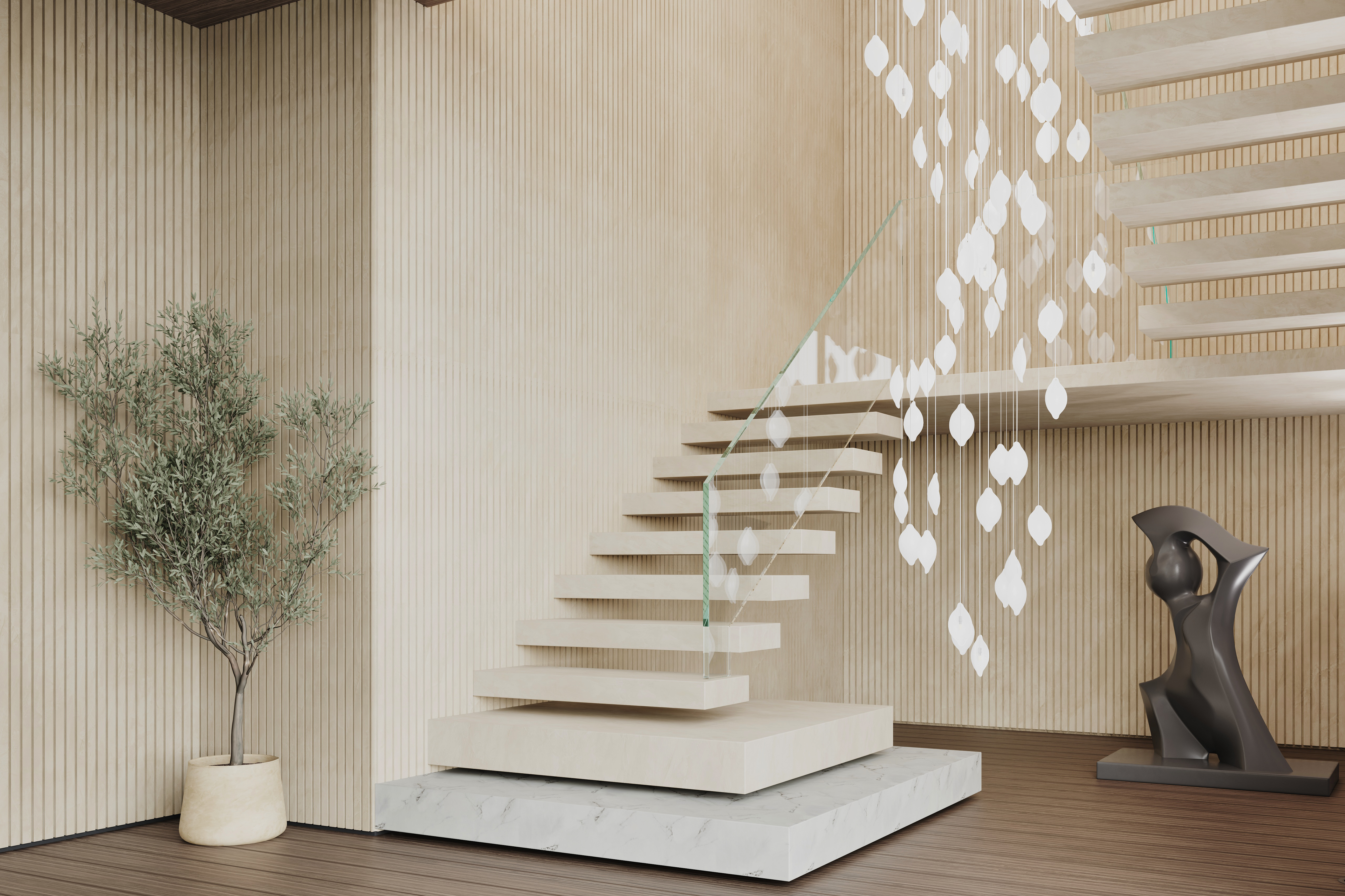 Ukiyo nennt Cosentino die Rillenstruktur, die für Silestone und Dekton in zwei Ausführungen erhältlich ist.