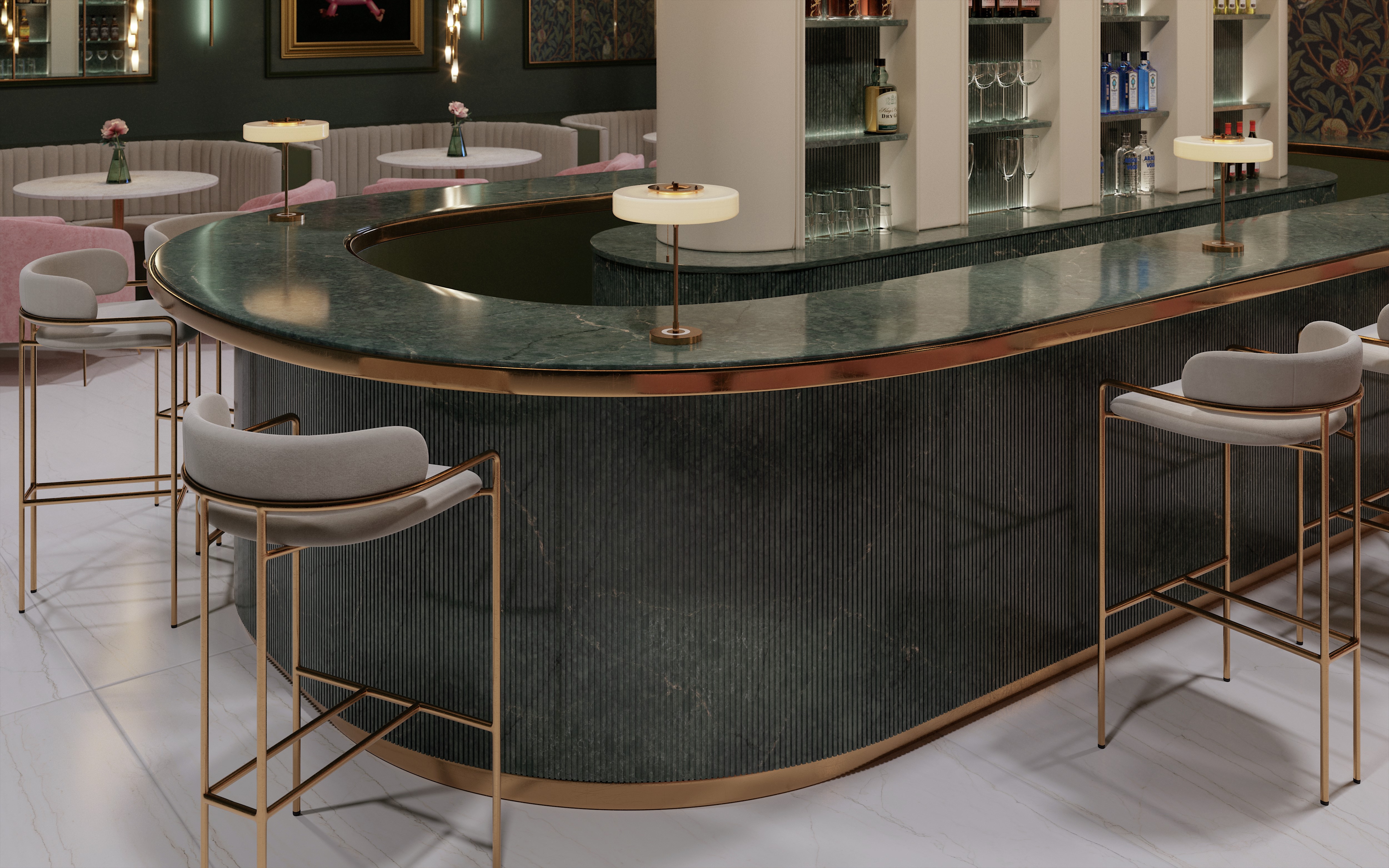 Silestone Jardin Emerald bringt die Schönheit der Natur ins urbane Leben.