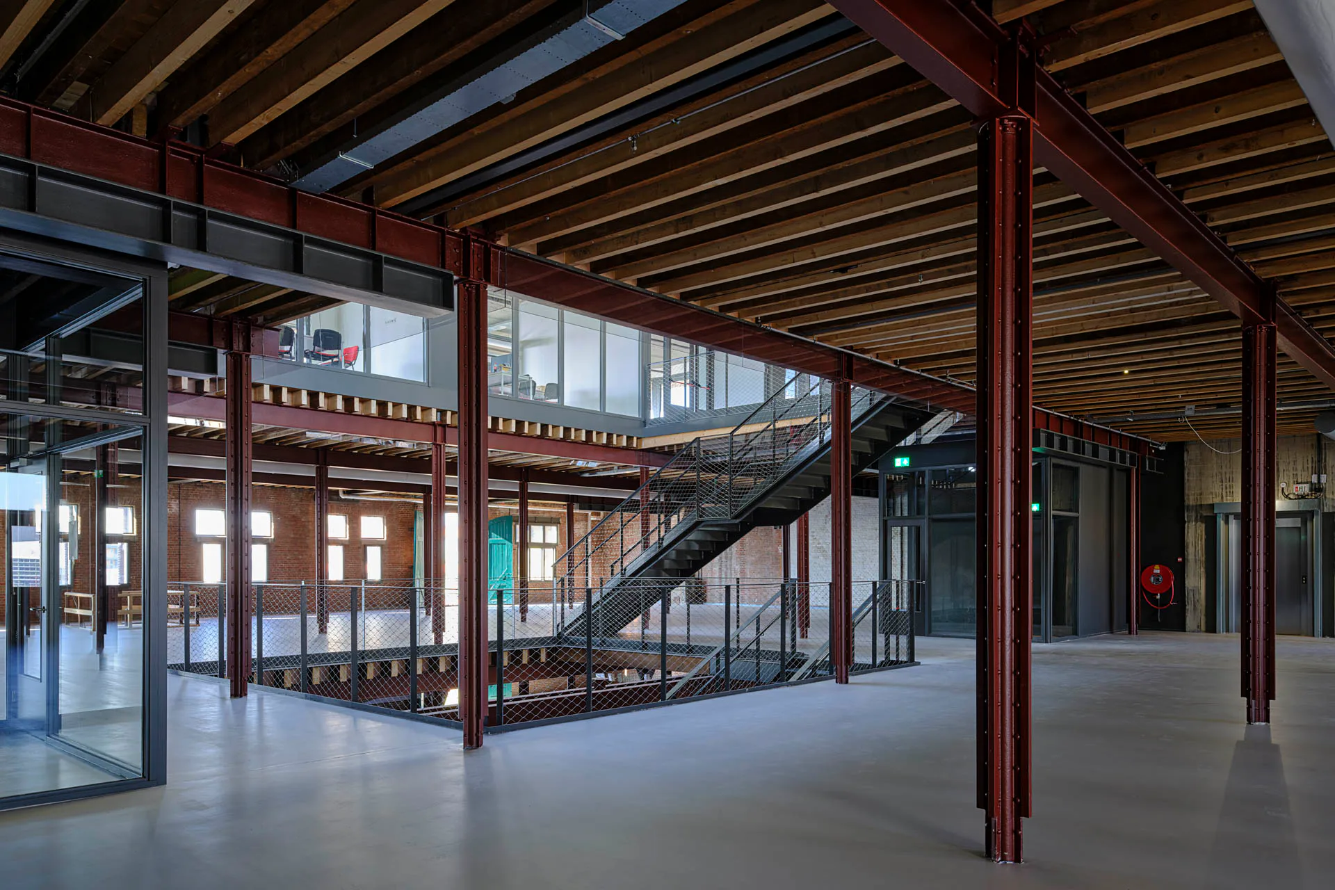 Ursprünglich war im Speicher ein Showroom des Möbelkaufhauses stilwerk vorgesehen. Jetzt sollen hier Ausstellungen stattfinden.