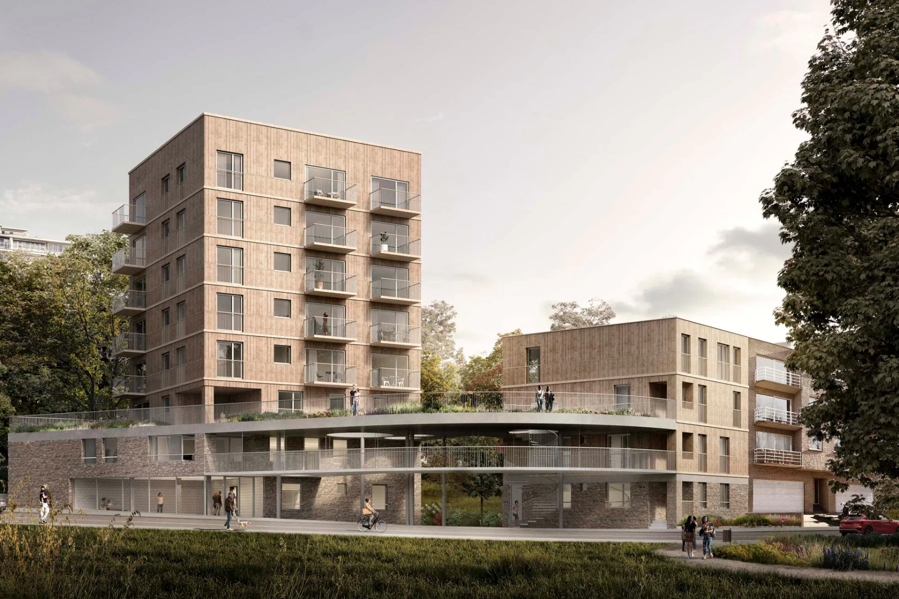 Azur Social Housing in Brussels