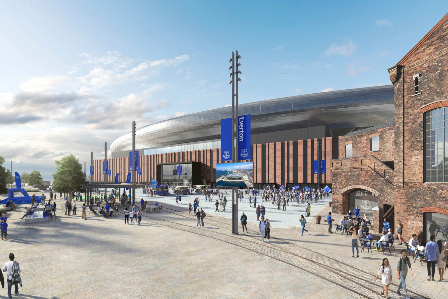 Everton Stadion mit 4D-Tool geplant