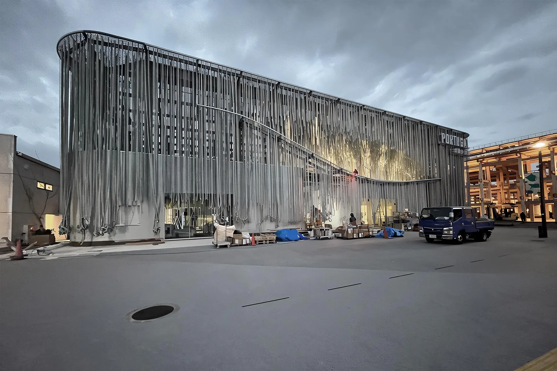Portugiesischer Pavillon entworfen von Kengo Kuma