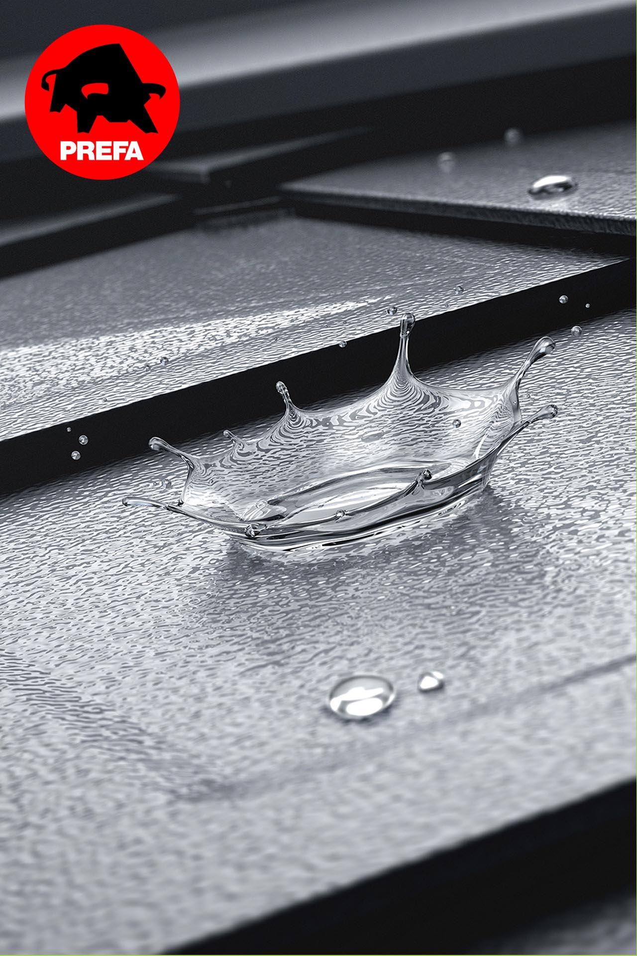 Prefa Aluminium hält allen Wetterbedingungen stand.