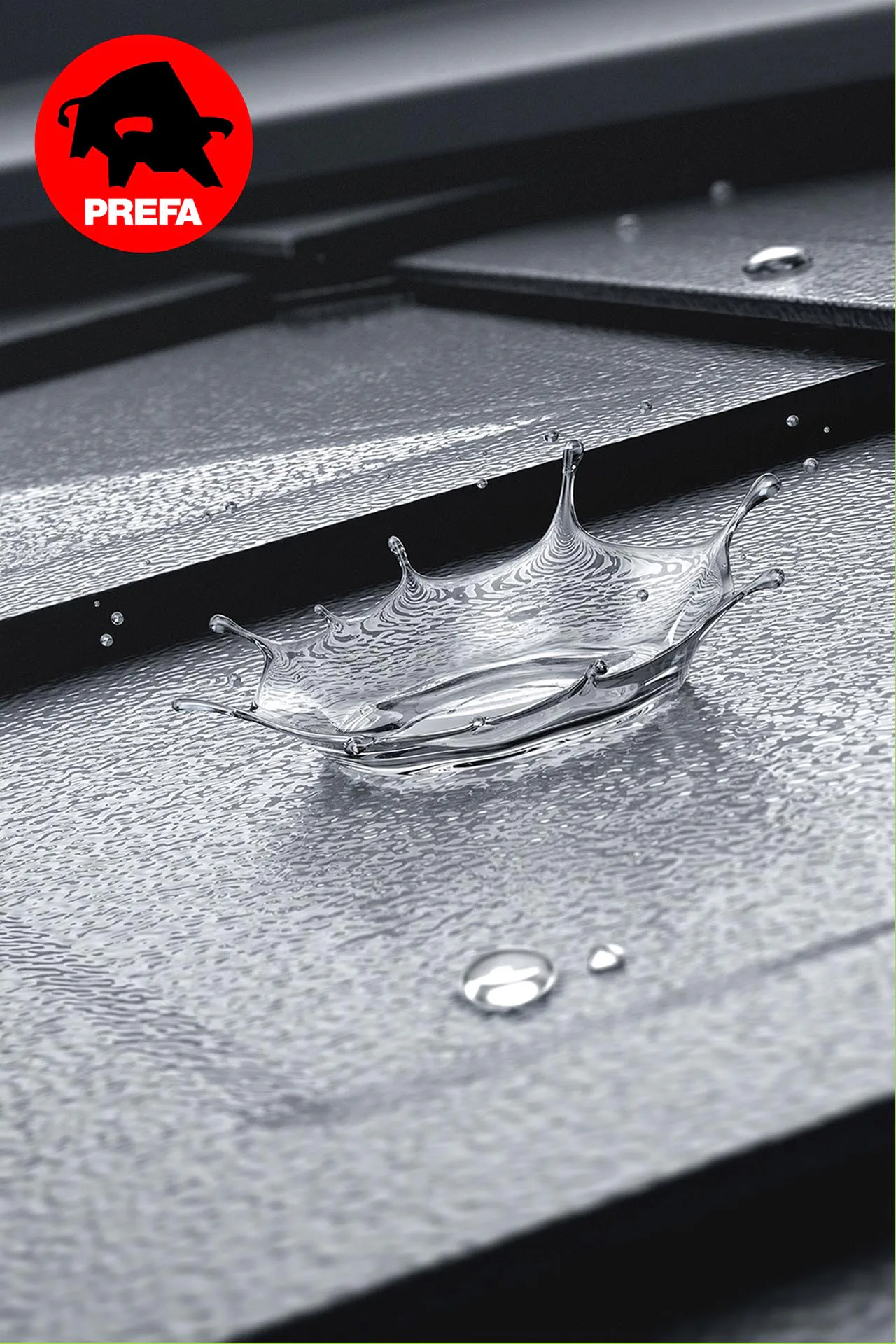 Prefa Aluminium hält allen Wetterbedingungen stand.