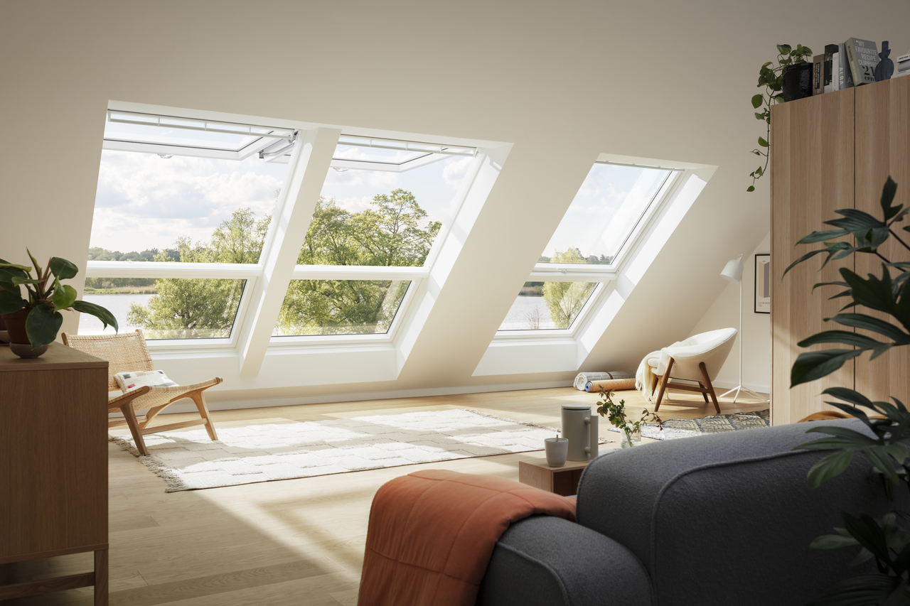 VELUX Lichtlösung TRIO für mehr Ausblick