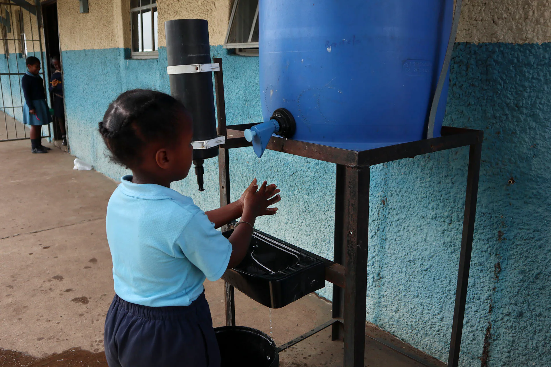 SafeTap, seit 2024. Feldtest in einer Schule in Durban, Südafrika
