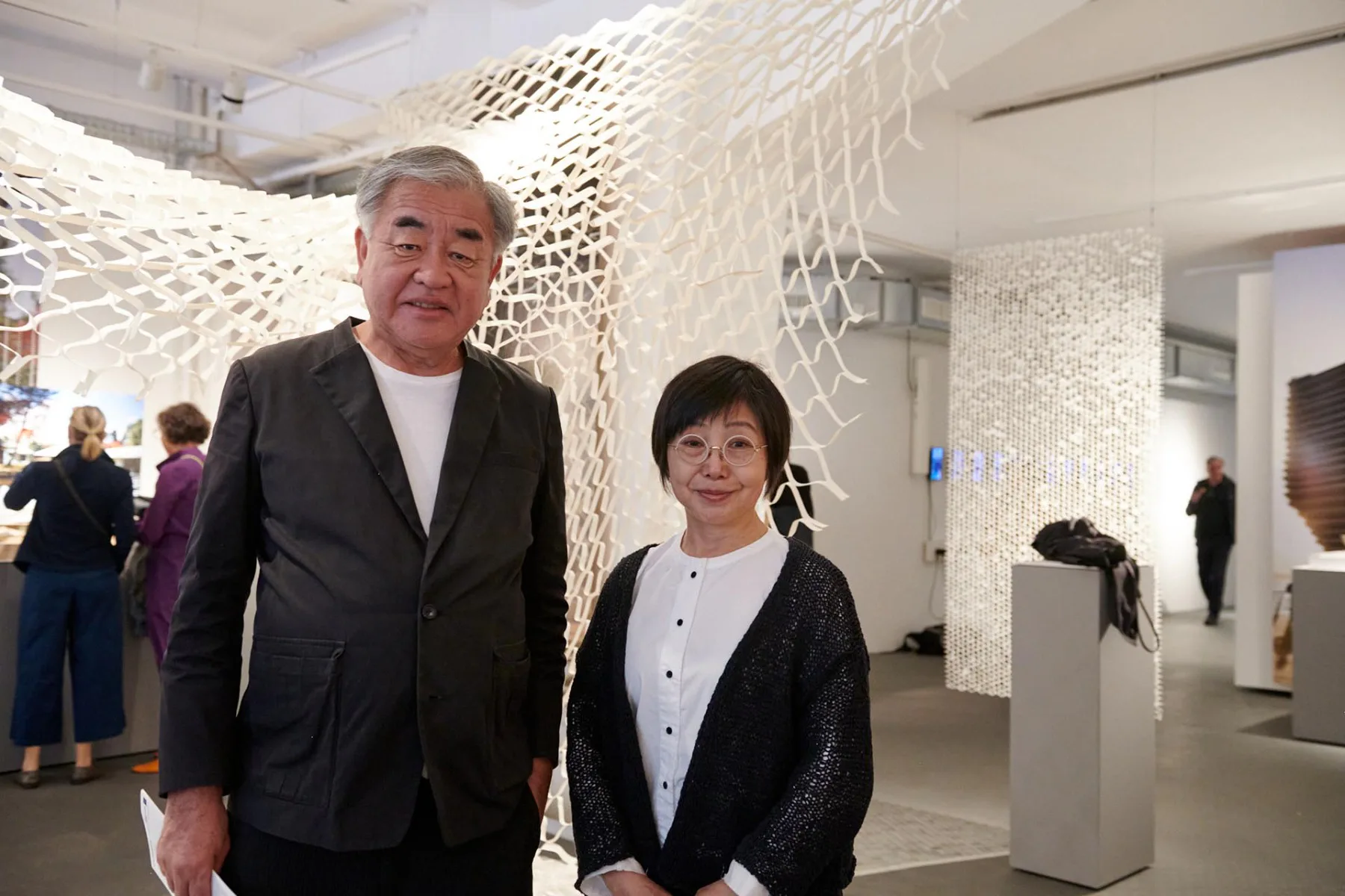 Kengo Kuma zur Matinee der Ausstellung am 12. Mai 2025
