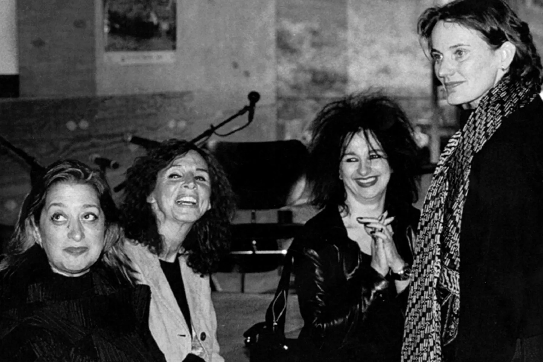 Zaha Hadid, Kristin Feireiss, Odile Decq und Francine Houben, 2002