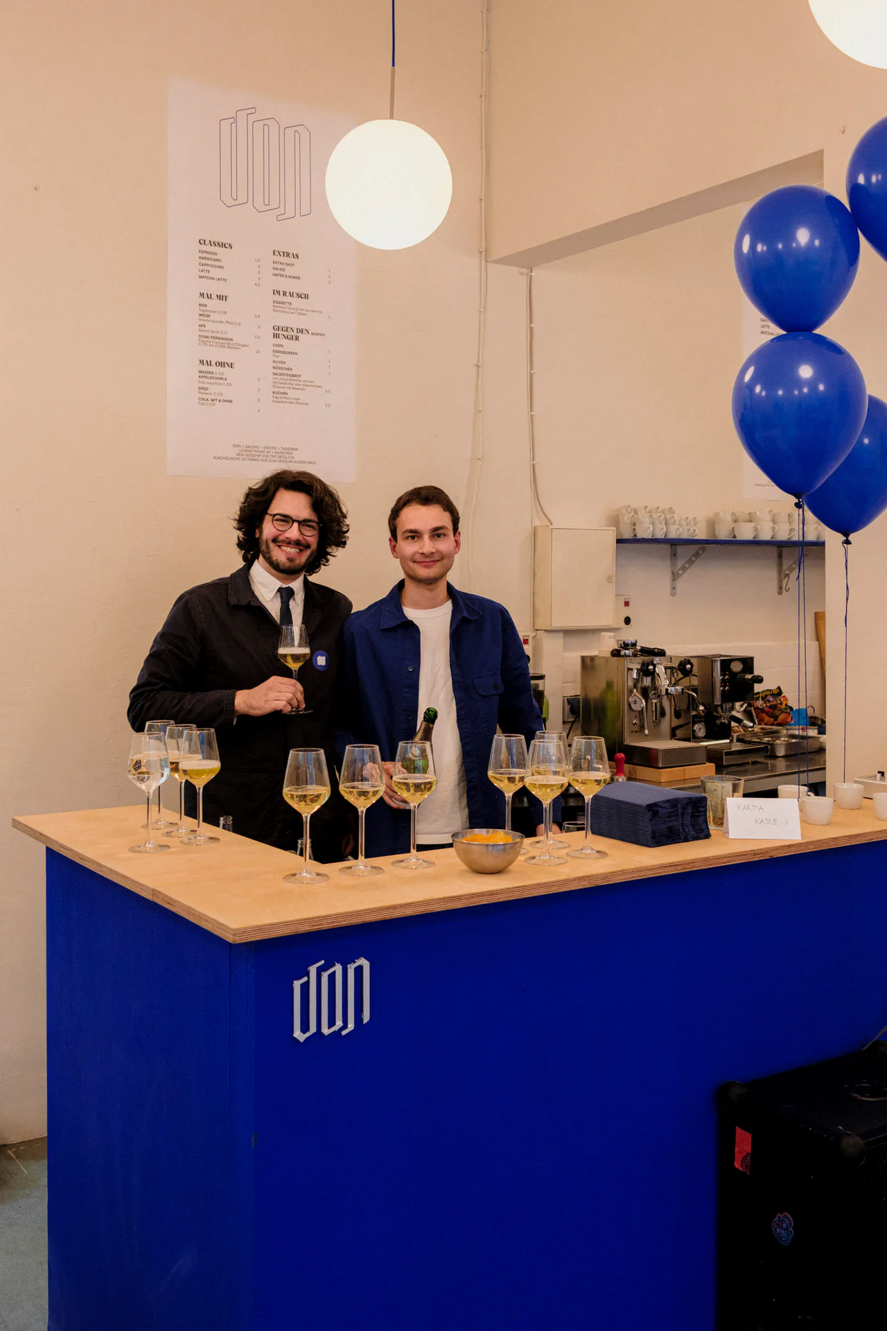 Matthias Faul (l.) und Felix Lindemann (r.) als Hauptinitiatoren der Galerie.