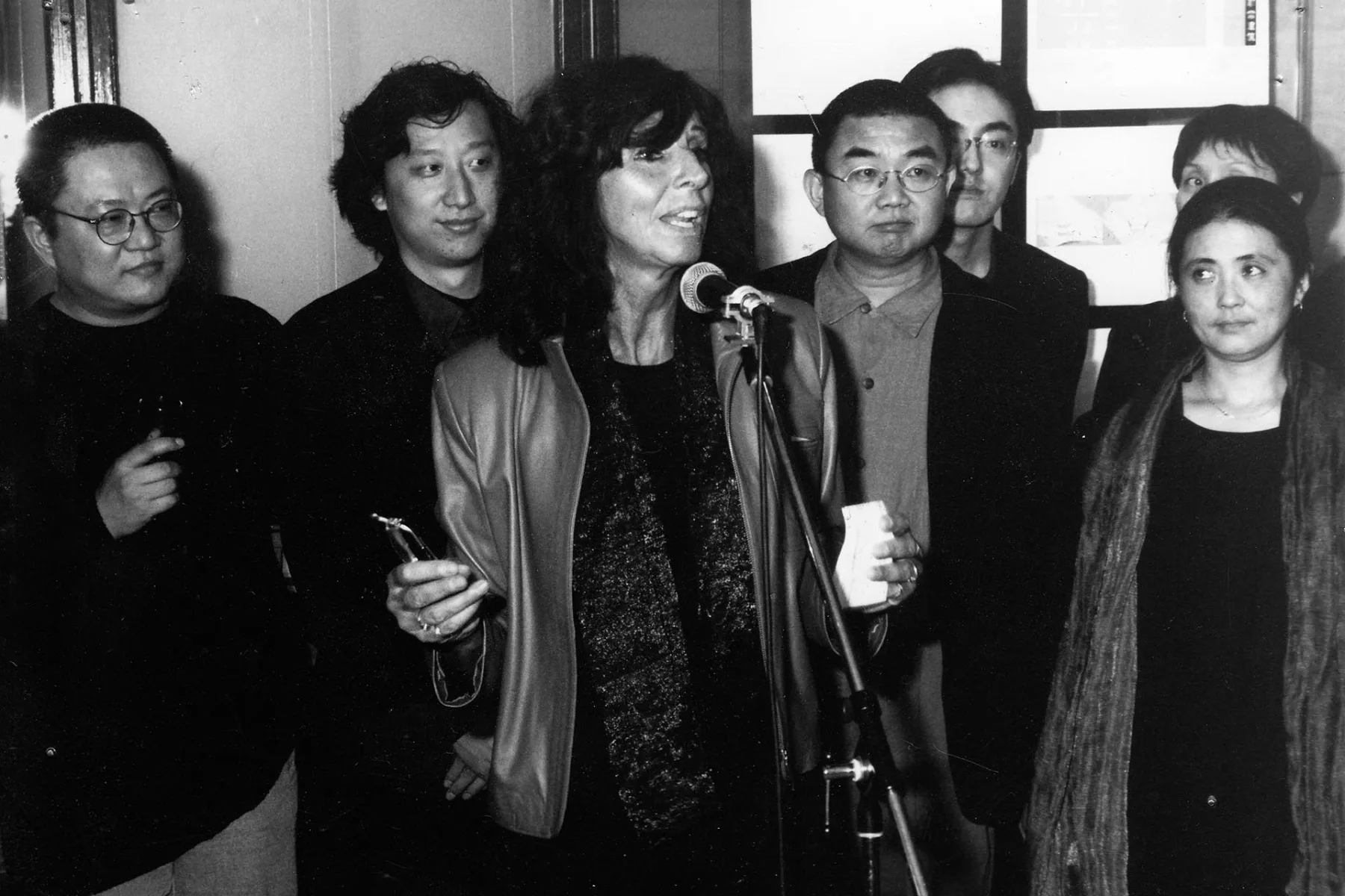 Kristin Feireiss mit Wang Shu, Zhang Lei und Chang Yung Ho, 2001