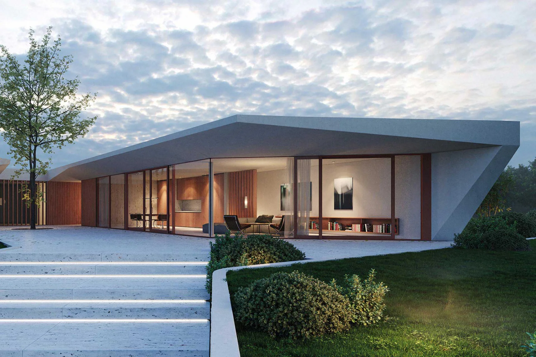 Das Hebe-Schiebetürsystem heroal S 77 SL verleiht Gebäuden ein harmonisches Design in beeindruckenden Dimensionen.