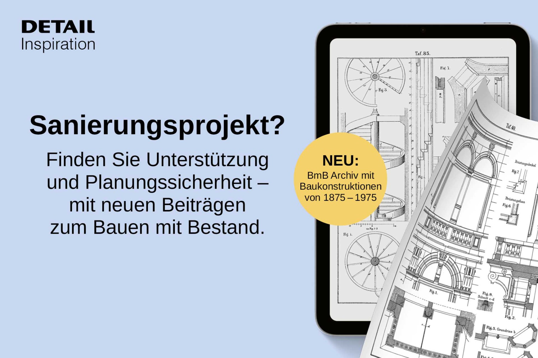 Bauen mit Bestand - jetzt neu in Detail Inspiration