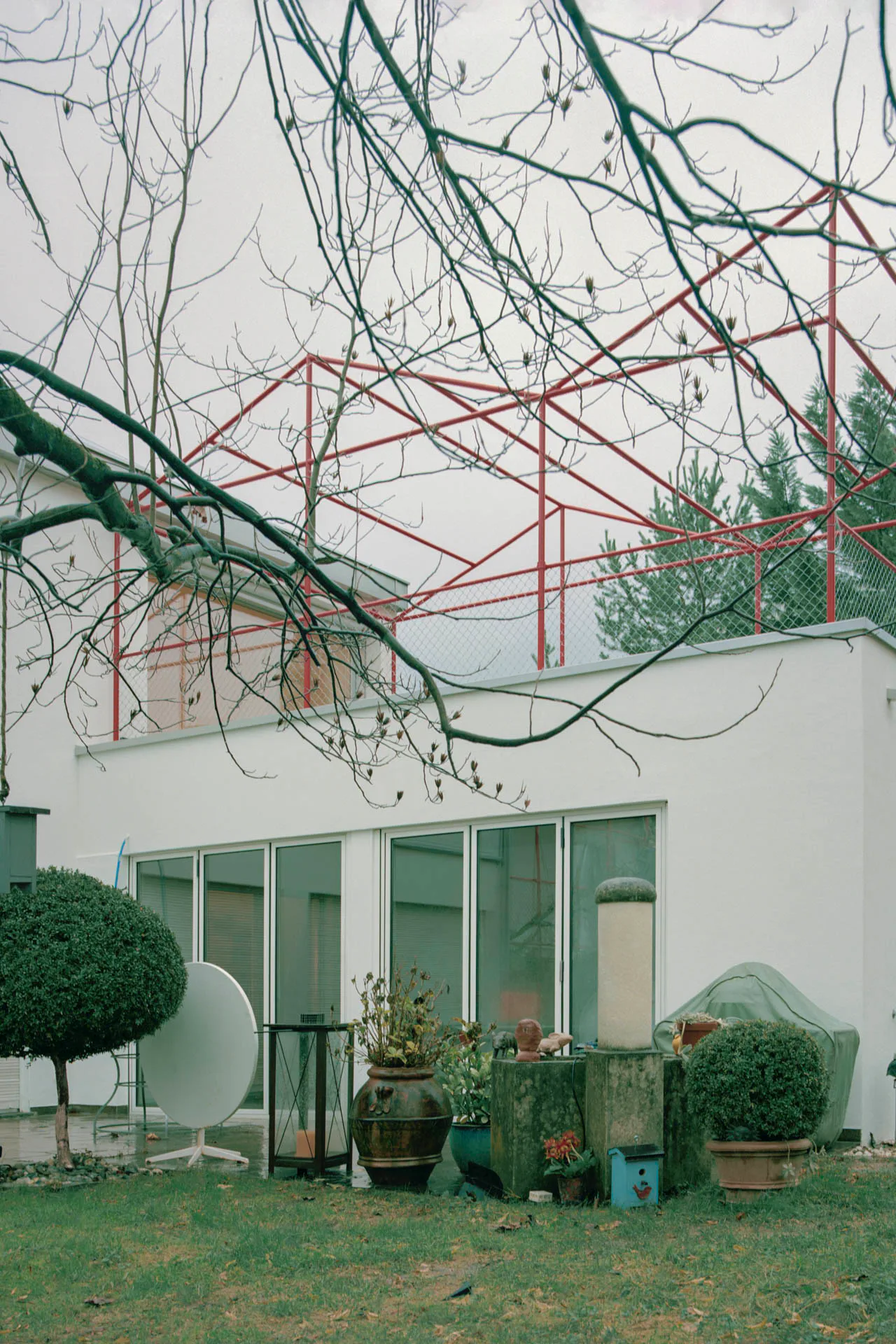 Die Pergola mit Sattel- und Pultdachgeometrie