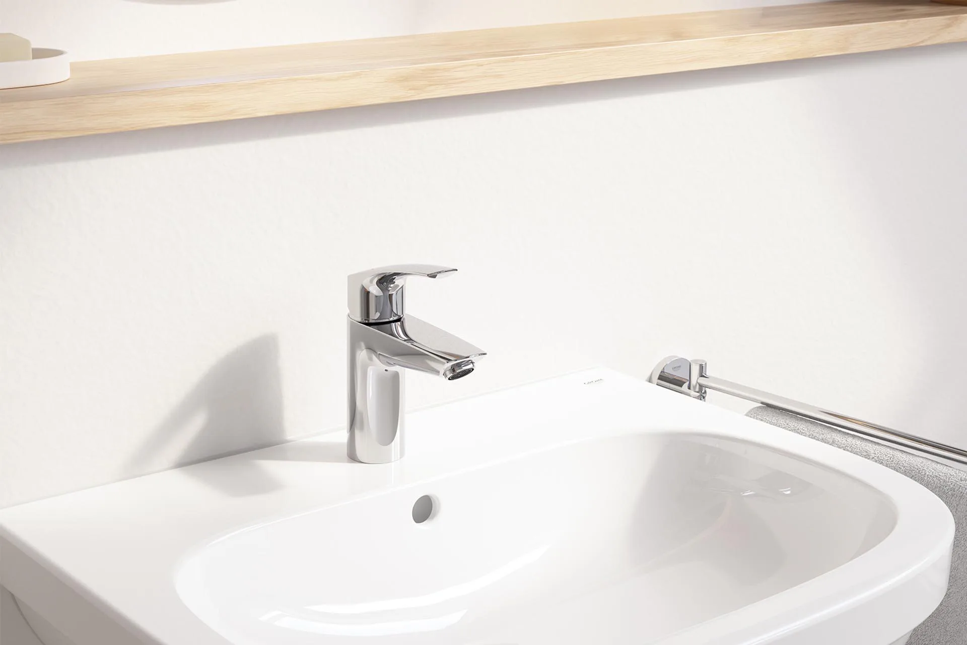 Grohe Eurosmart Armaturen mit Cradle-to-Cradle-Zertifizierung in Gold unterstützen mit cleveren Technologien auch beim Wasser- und Energiesparen.
