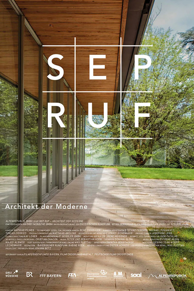 Sep Ruf – Architekt der Moderne läuft seit Donnerstag, den 10. Juli in 60 Kinos in Deutschland.