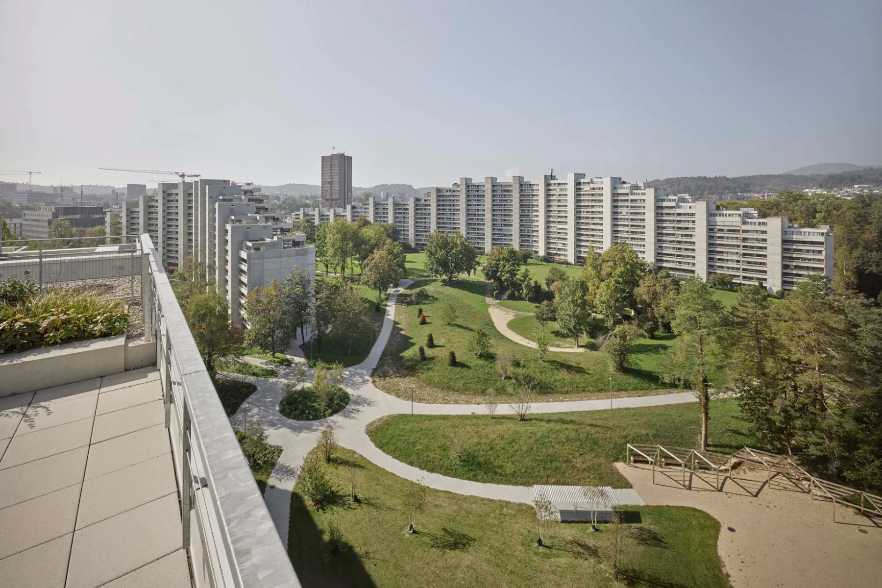 Meili, Peter & Partner, Energetische Sanierung Telli B&C, Aarau AG, 2016 – 2023.