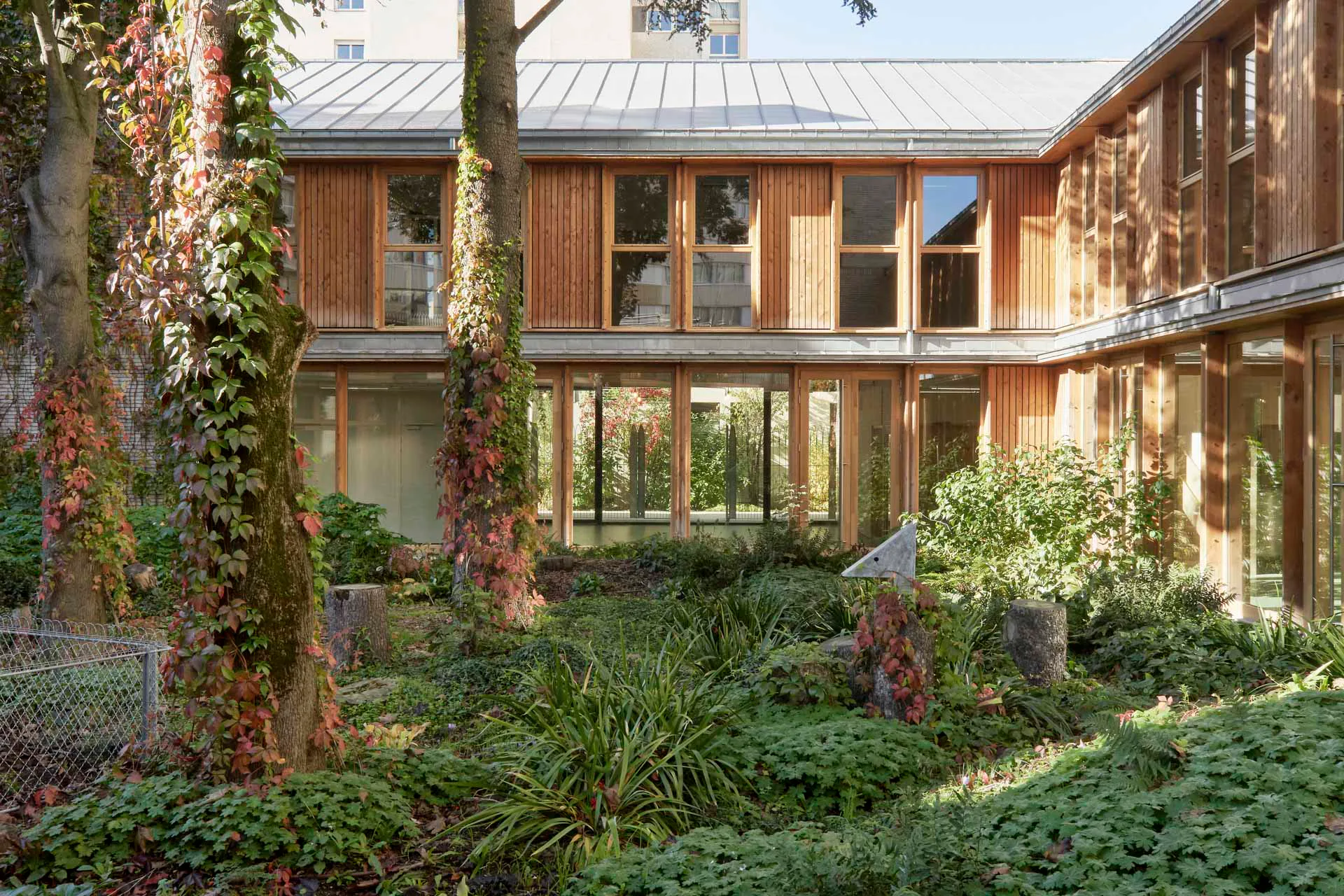 Der Garten im Innern als grüne Ruheoase