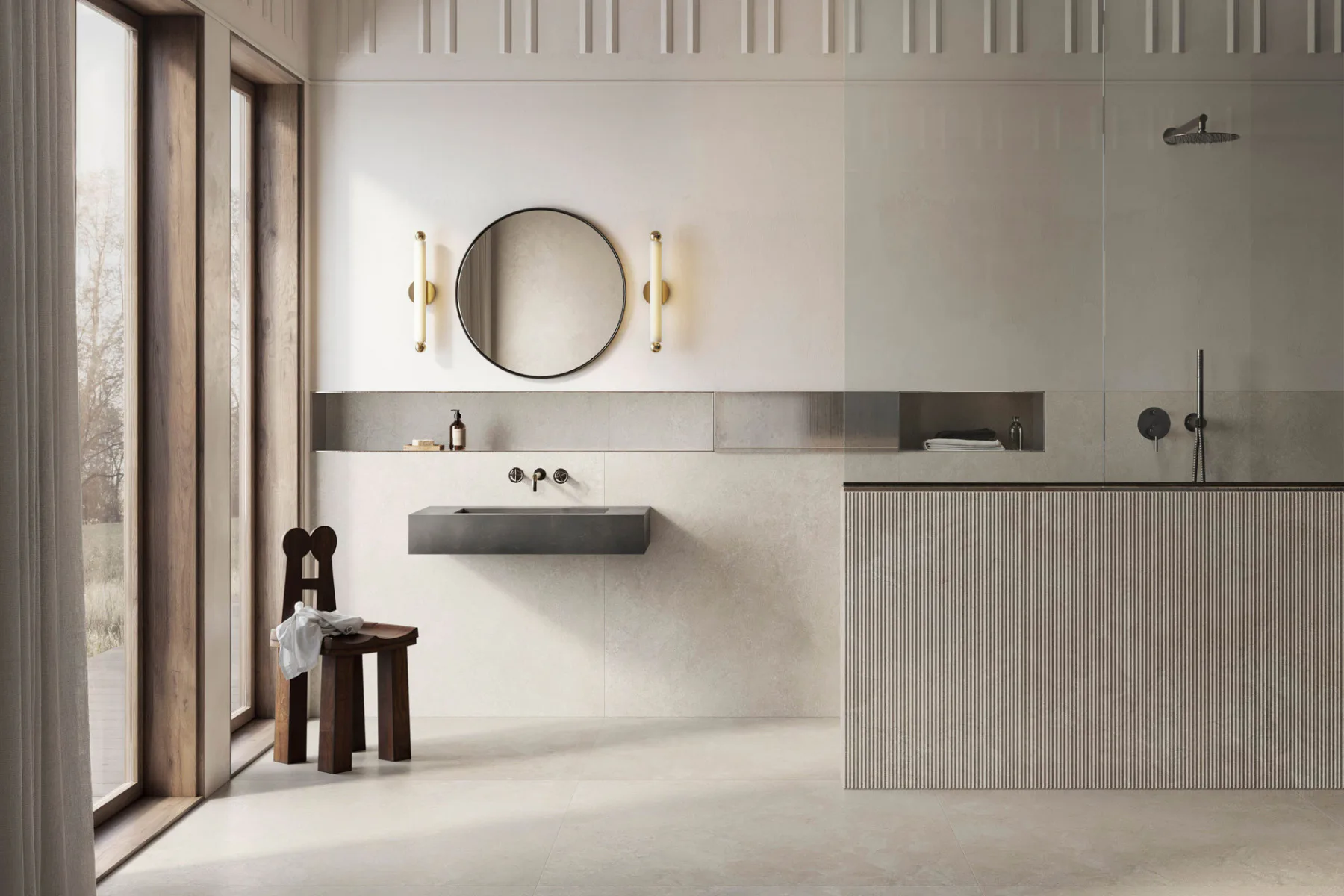 Casalgrande Padana zeigt auf der Cersaie 2025 die Erweiterung der Serien Lithos und Concept – mit neuen Formaten, Stärken und Oberflächen für modulare Anwendungen innen und außen.