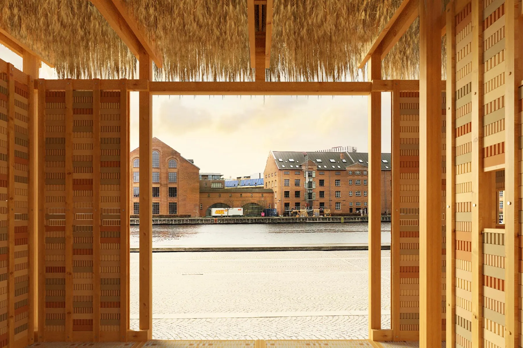 Slow Pavillon „Inside Out, Downside Up“ von Slaatto Morsbøl