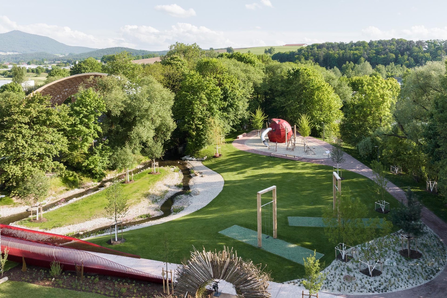 Drachensteg in Furth im Wald von Planorama