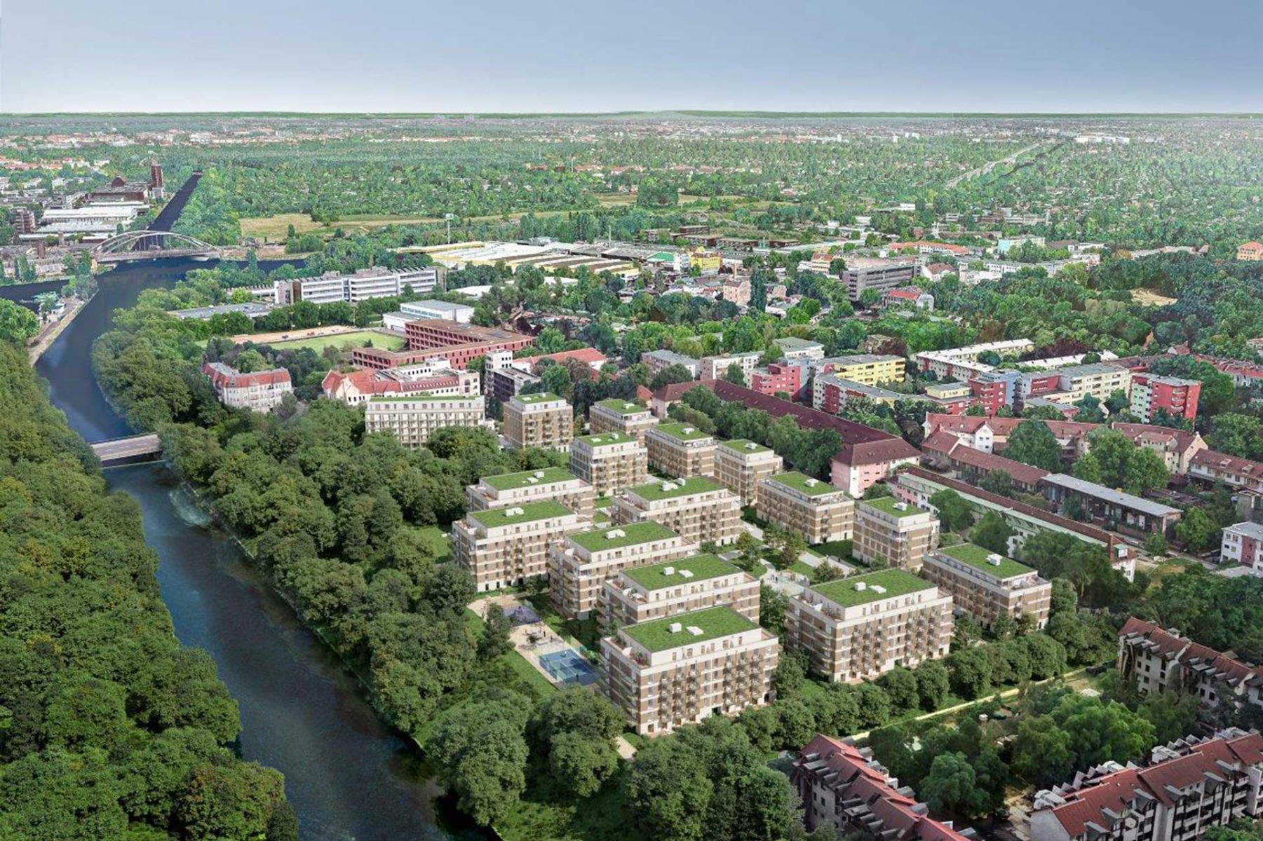 Greenpark Berlin: Wohnquartier in serieller Bauweise