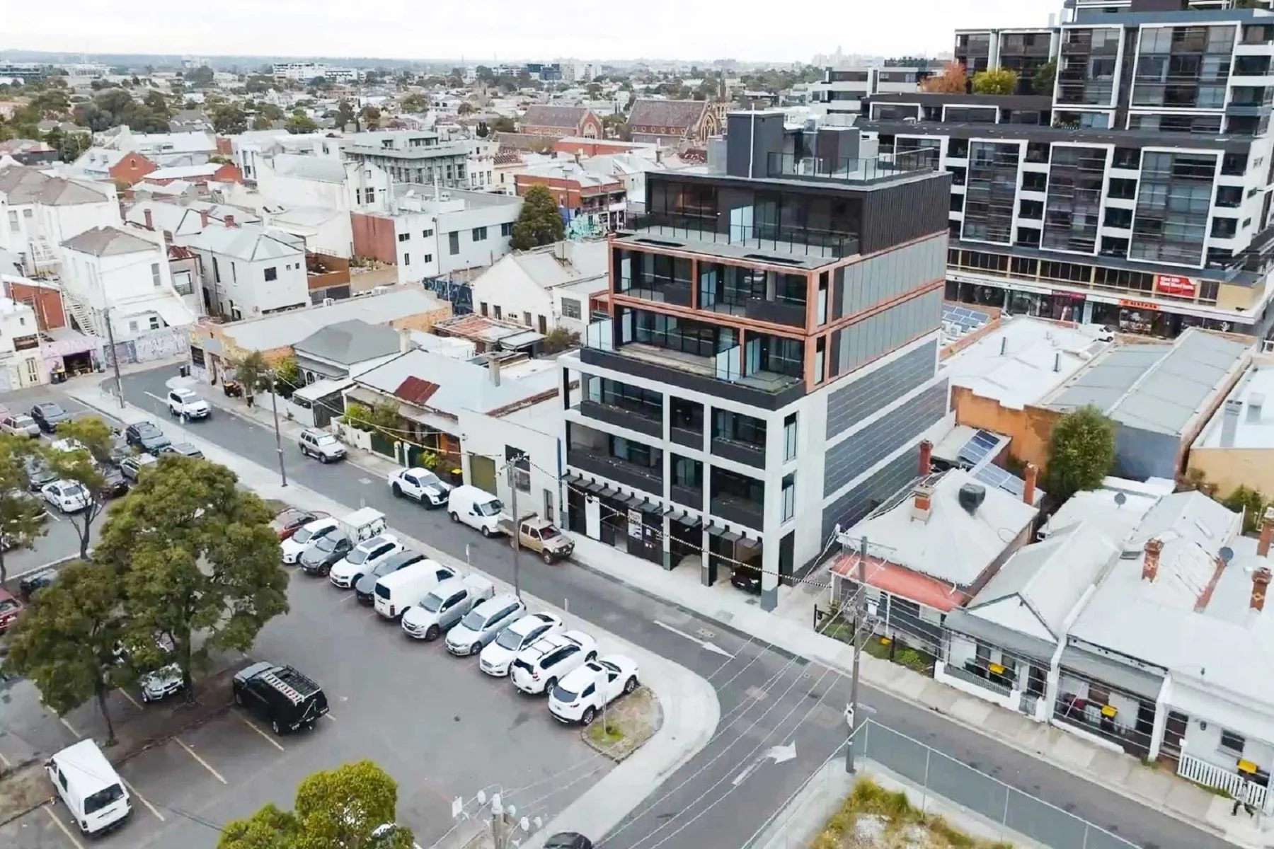 Das Projekt Themeda im Melbourner Stadtteil Brunswick.