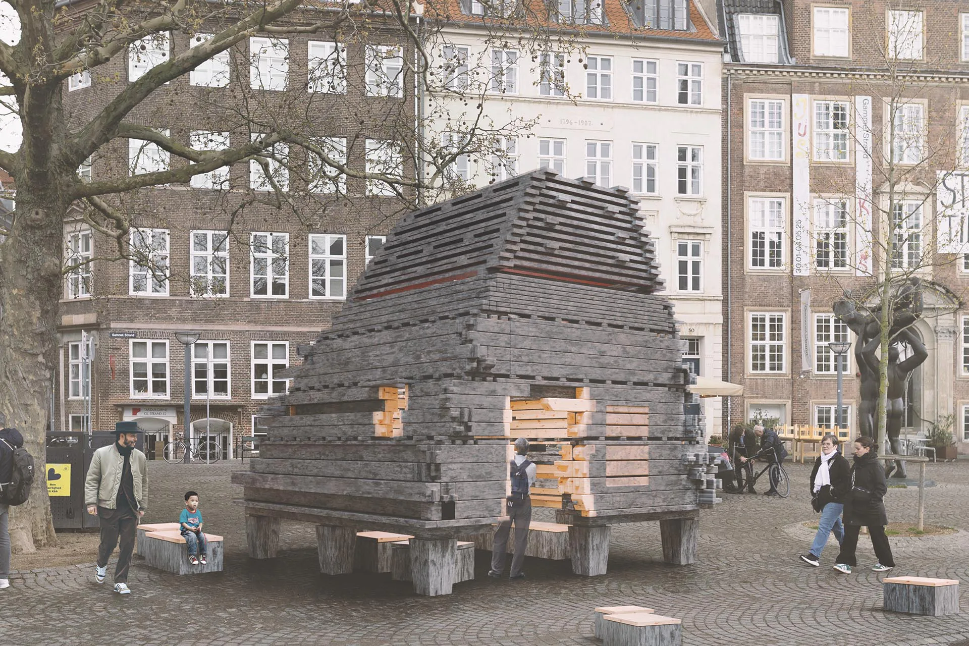 Am Gammel Strans interpretiert „Barn again“ die traditionelle norwegische Scheune neu.