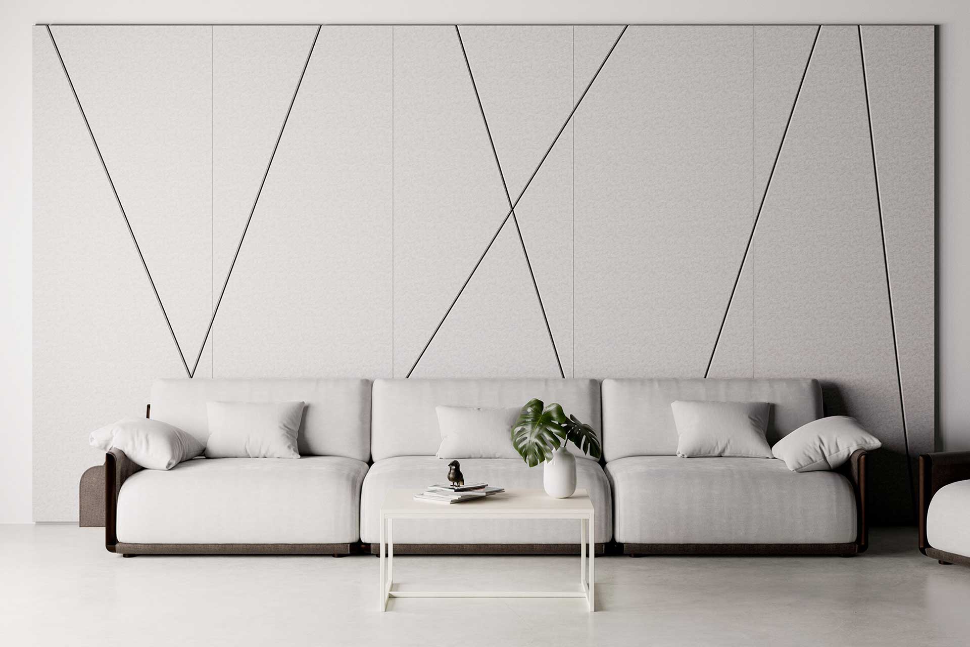 Phormy Wall im Wohnbereich.