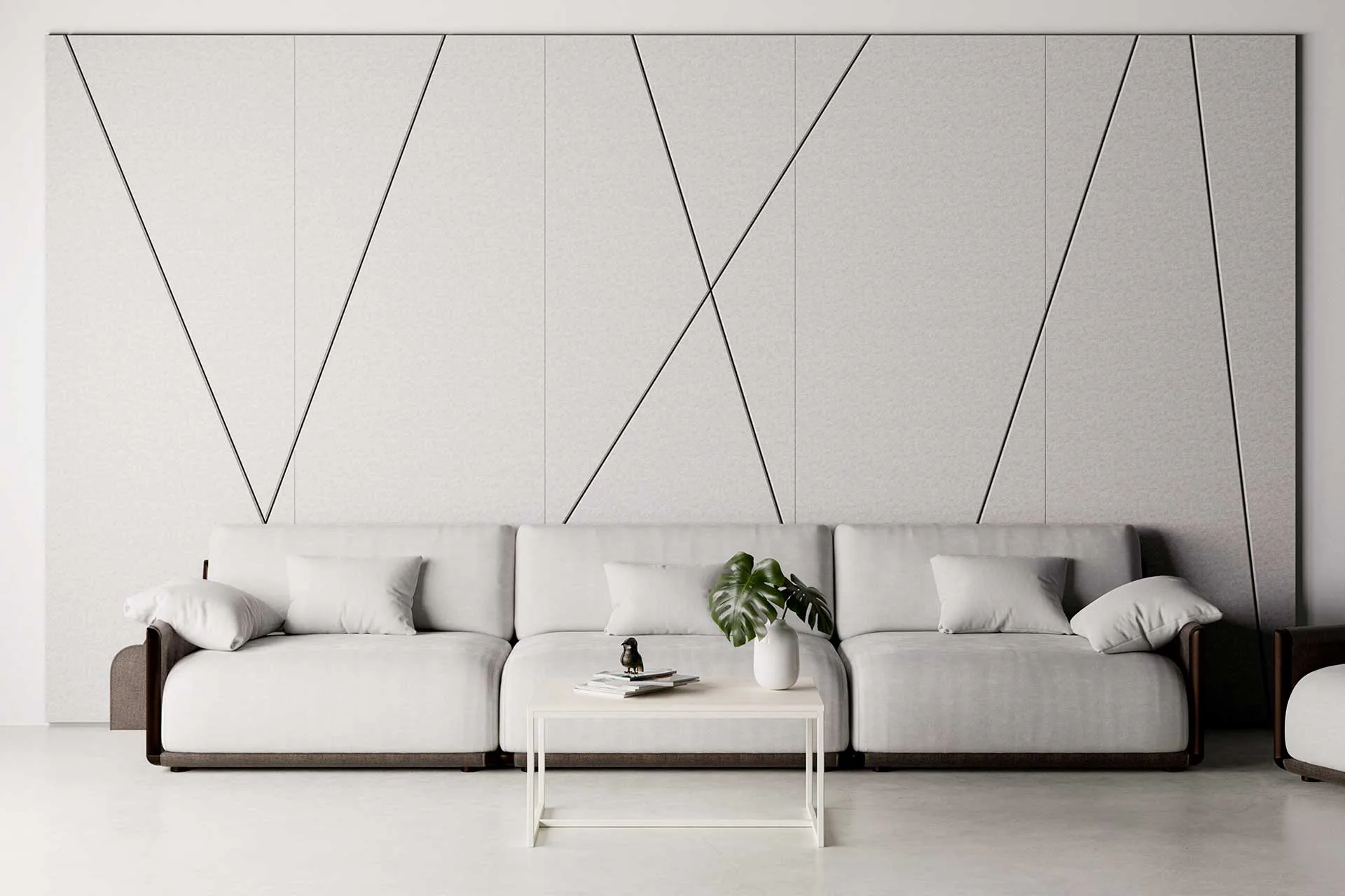 Phormy Wall im Wohnbereich.