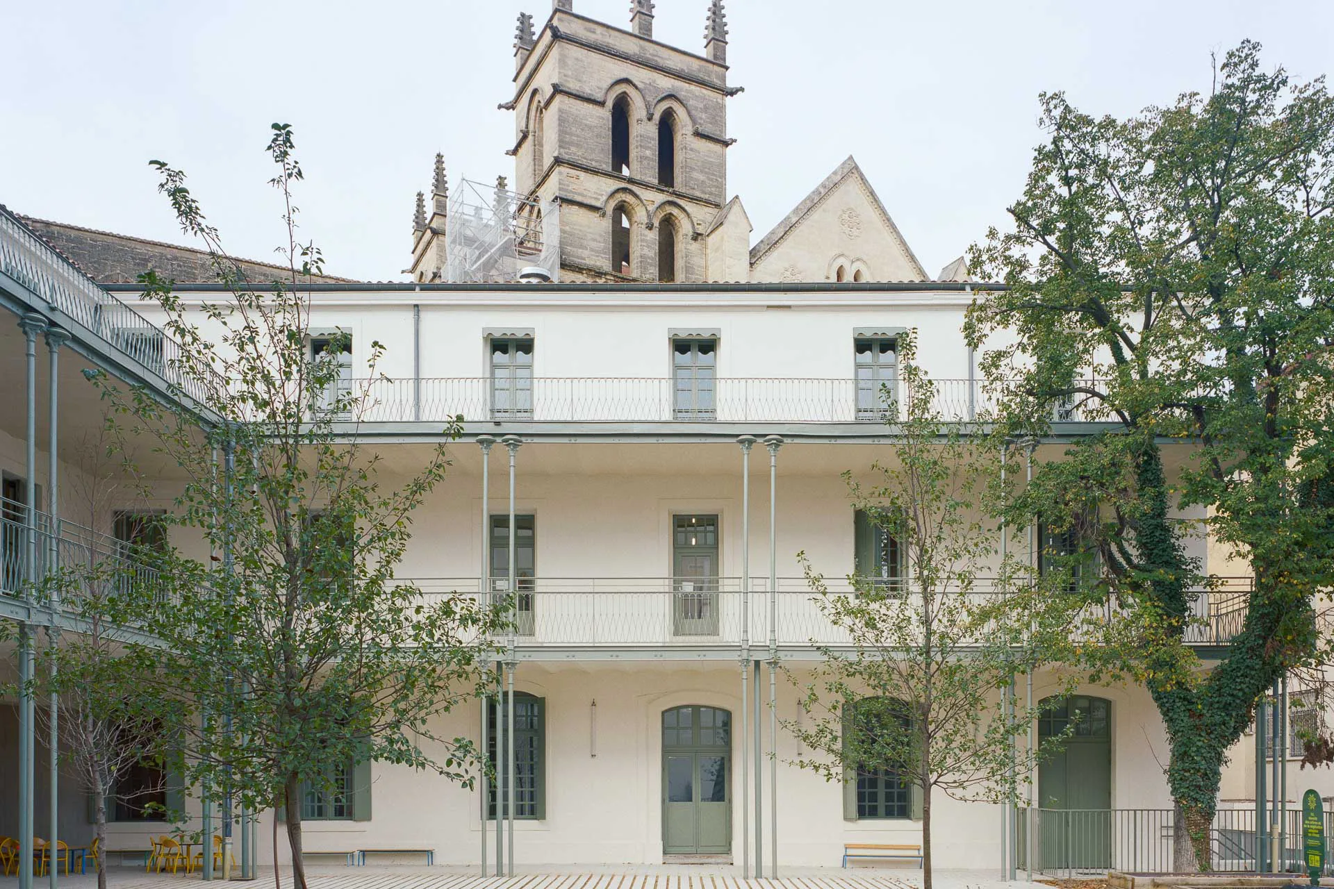 Der Patio gilt als Herzstück der Pierre et Colette Soulages Grundschule